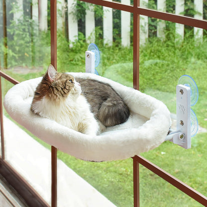 Foldable Plush Cat Hammock