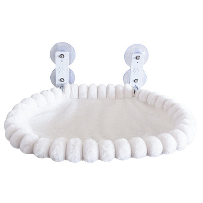 Foldable Plush Cat Hammock