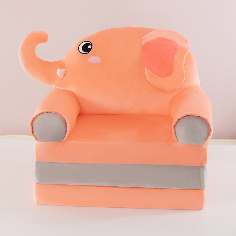 Foldable Plush Children Sofa Chair