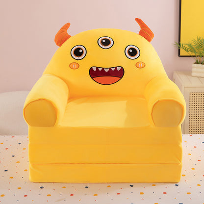 Foldable Plush Children Sofa Chair