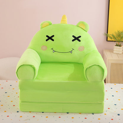 Foldable Plush Children Sofa Chair