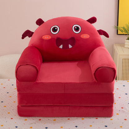 Foldable Plush Children Sofa Chair