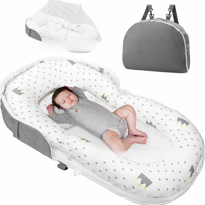 Foldable Portable Baby Bed with Mosquito Net