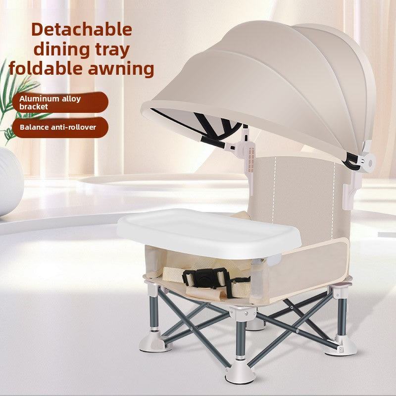 Foldable Portable Baby Dining Chair with Safety Belt
