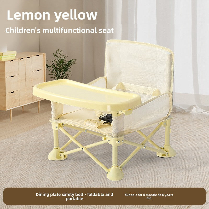 Foldable Portable Baby Dining Chair with Safety Belt