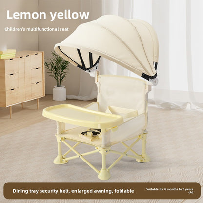 Foldable Portable Baby Dining Chair with Safety Belt