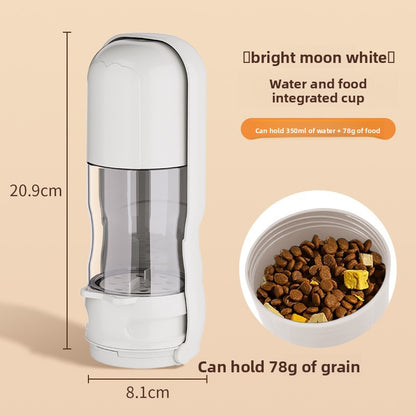 Foldable Portable Dog Drinking Cup with Light