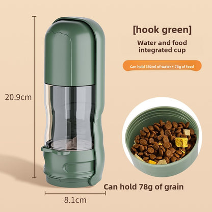 Foldable Portable Dog Drinking Cup with Light