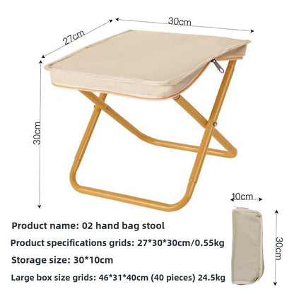 Foldable Portable Hand Stool Pouch