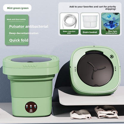 Foldable Portable Mini Washing Machine Washer and Spinner