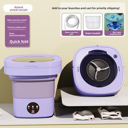 Foldable Portable Mini Washing Machine Washer and Spinner