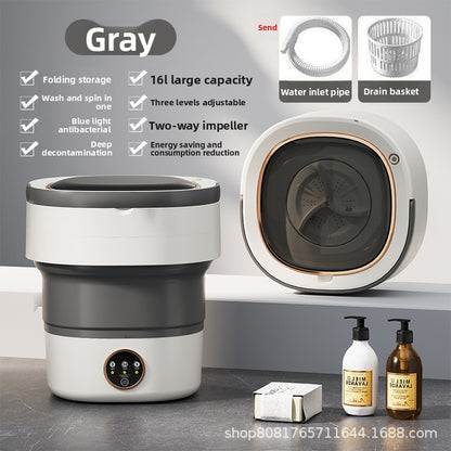 Foldable Portable Mini Washing Machine Washer and Spinner