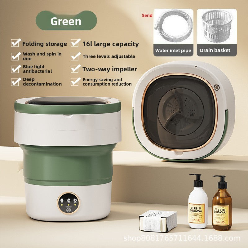 Foldable Portable Mini Washing Machine Washer and Spinner