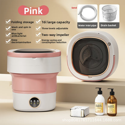 Foldable Portable Mini Washing Machine Washer and Spinner