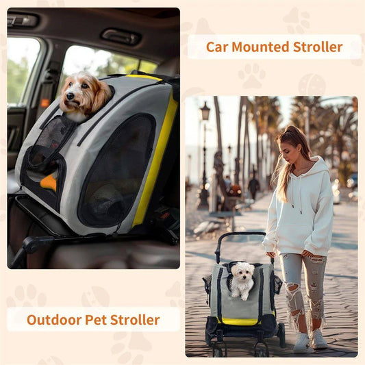 Foldable Portable Multifunctional Pet Stroller