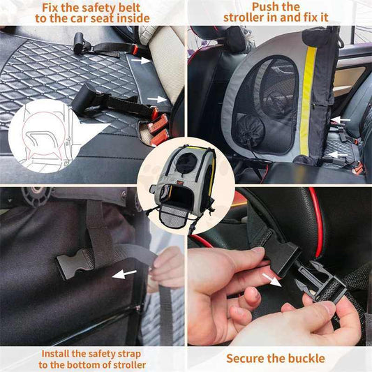 Foldable Portable Multifunctional Pet Stroller