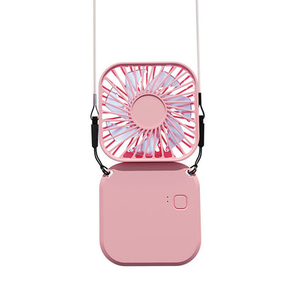 Foldable Portable Neck Fan with Rechargeable Battery