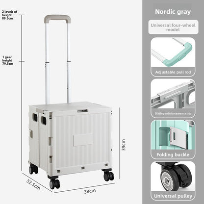 Foldable Portable Shopping Cart