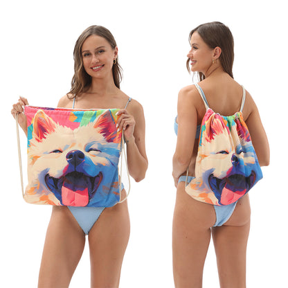 Foldable Printed Beach Towel