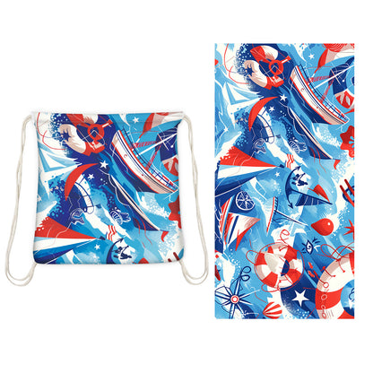 Foldable Printed Beach Towel