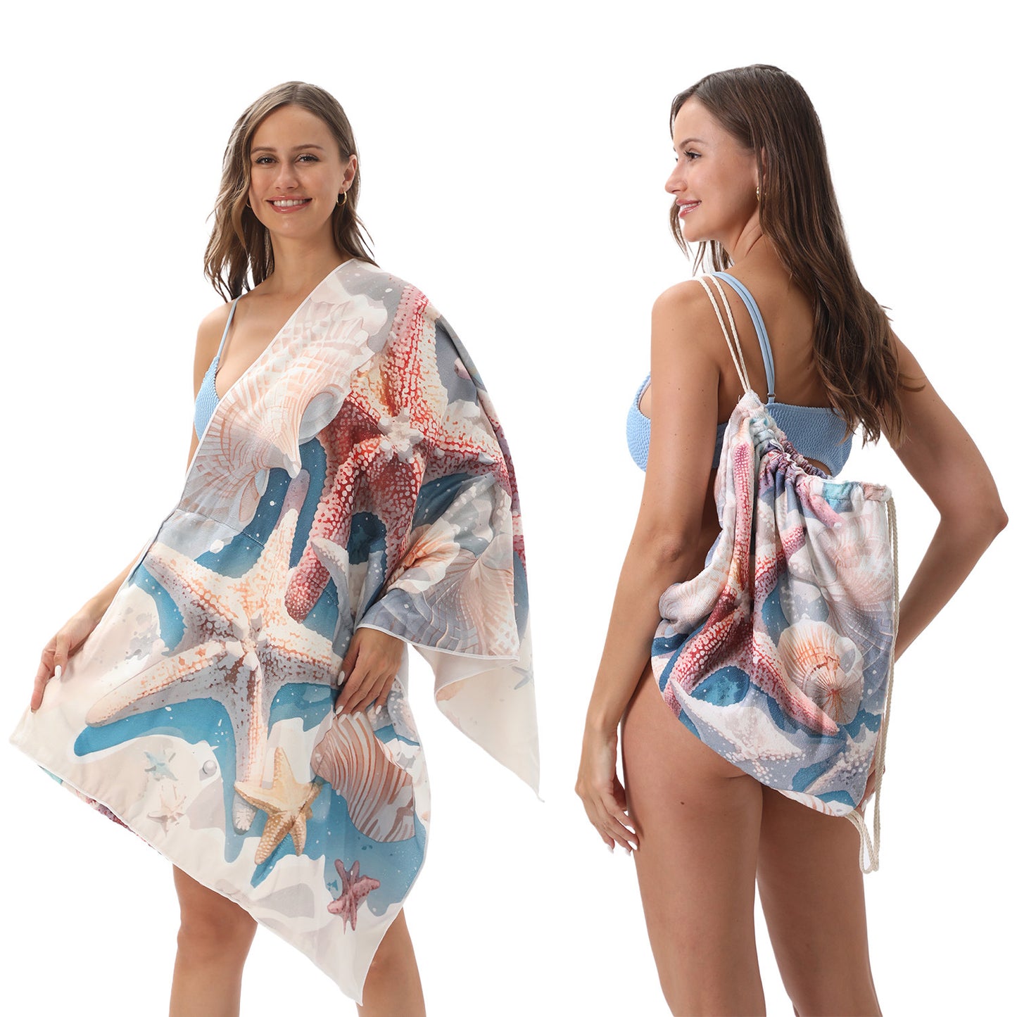 Foldable Printed Beach Towel