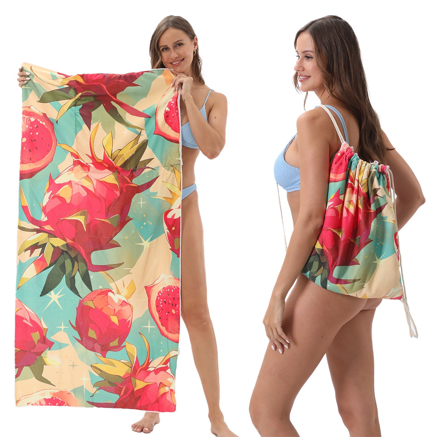 Foldable Printed Beach Towel