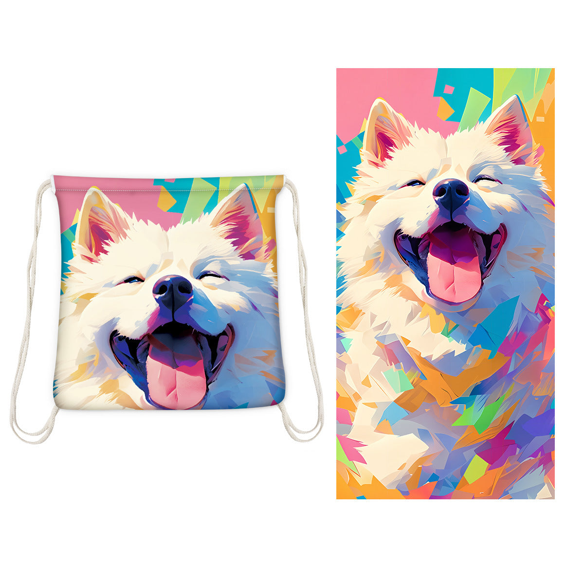 Foldable Printed Beach Towel
