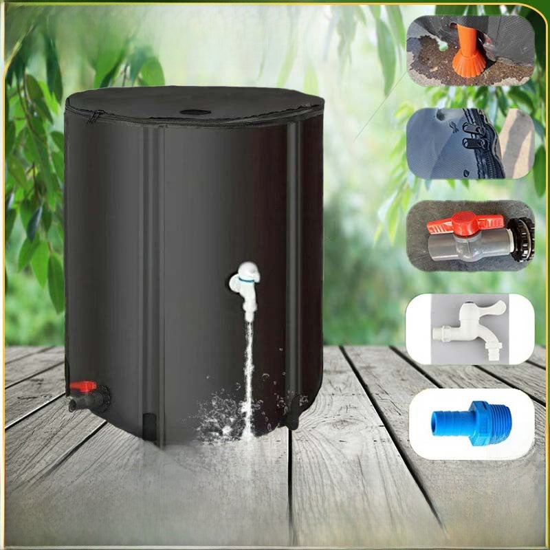 Foldable Rainwater Storage Barrel