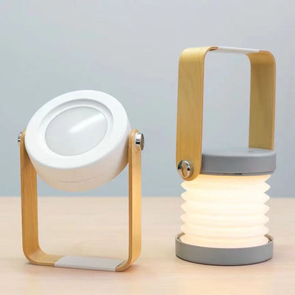 Foldable retractable night light