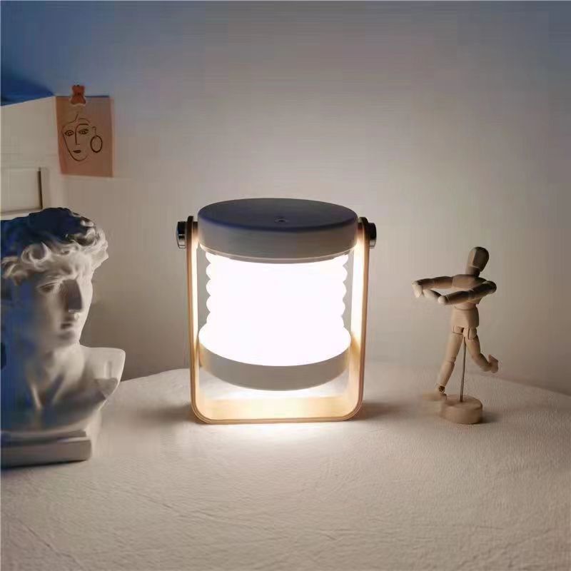Foldable retractable night light