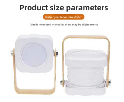 Foldable retractable night light