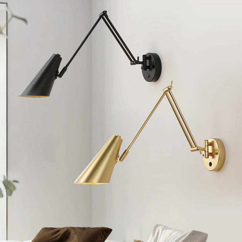 Foldable Retro Long Boom Lamp