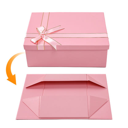 Foldable Ribbon Gift Box