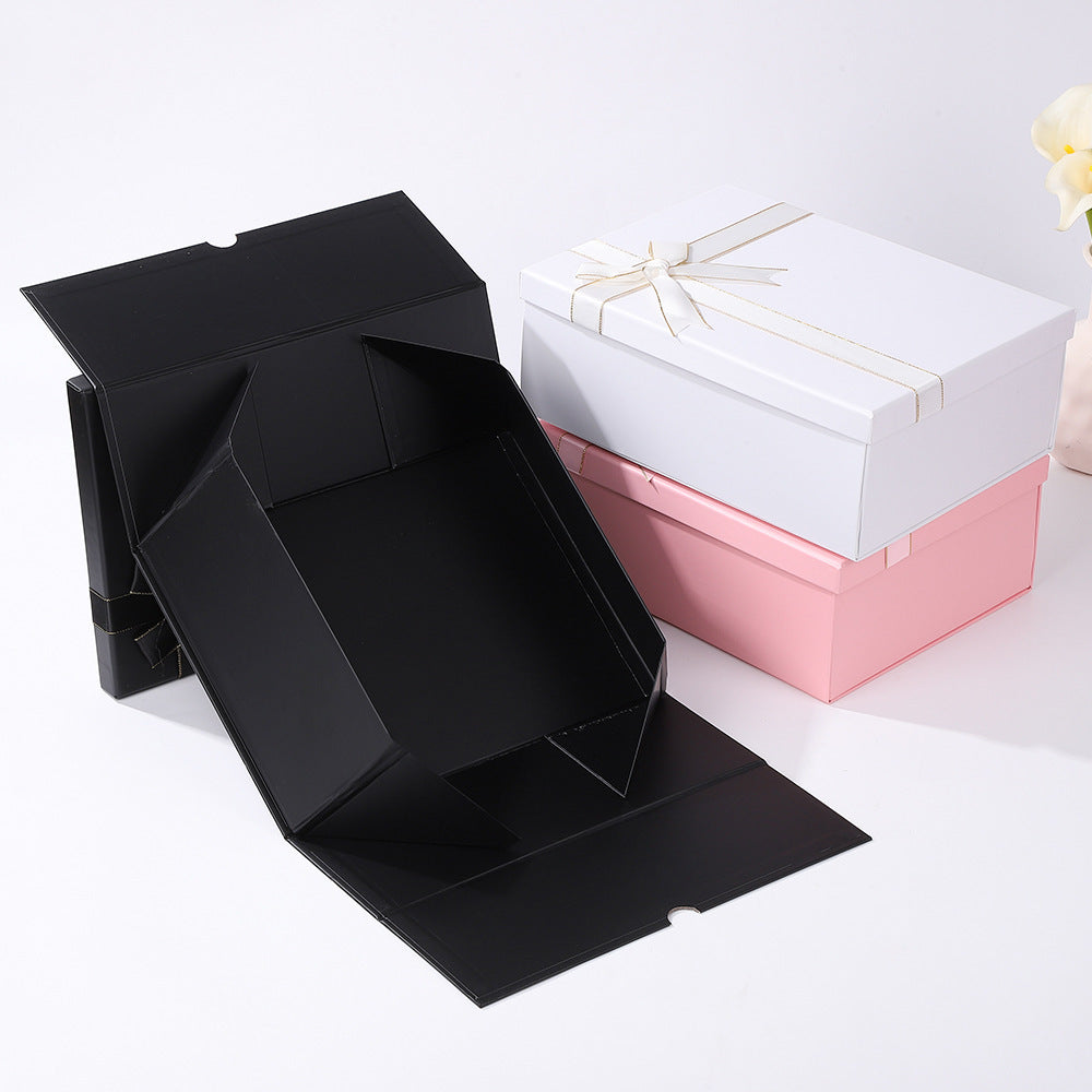 Foldable Ribbon Gift Box