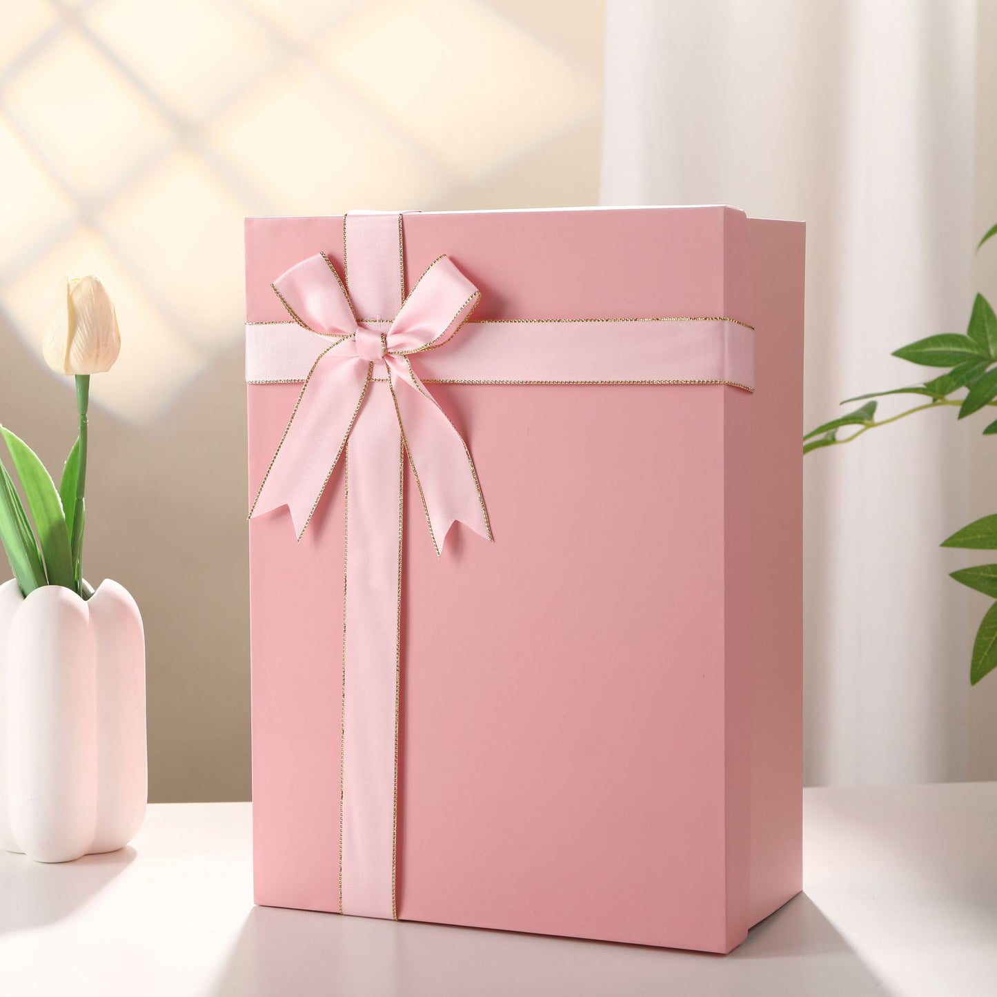 Foldable Ribbon Gift Box