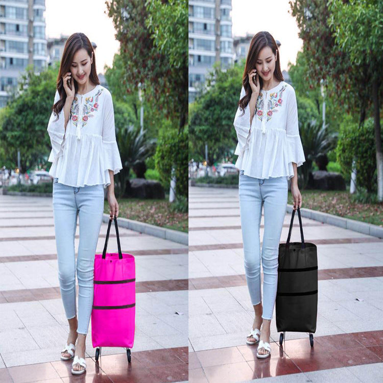 Foldable Shopping Wheel Bag