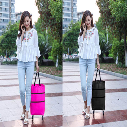 Foldable Shopping Wheel Bag