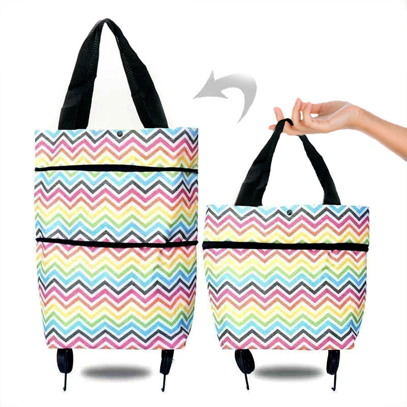 Foldable Shopping Wheel Bag