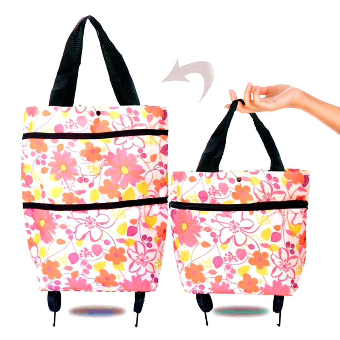 Foldable Shopping Wheel Bag