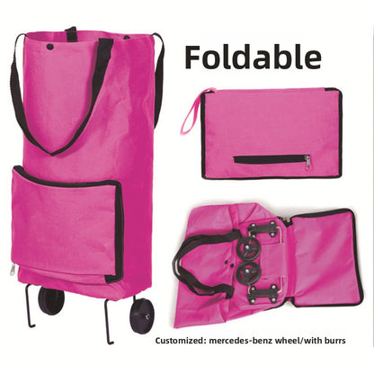 Foldable Shopping Wheel Bag