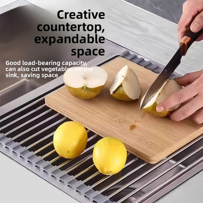 Foldable Silicone Dish Drain Rack