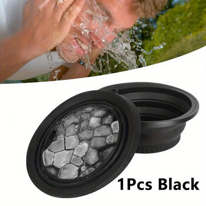Foldable Silicone Ice Bath Bowl for Skin Care