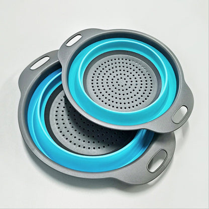 Foldable Silicone Kitchen Sink Draining Basket