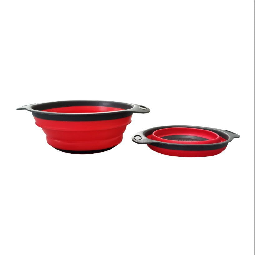 Foldable Silicone Kitchen Sink Draining Basket