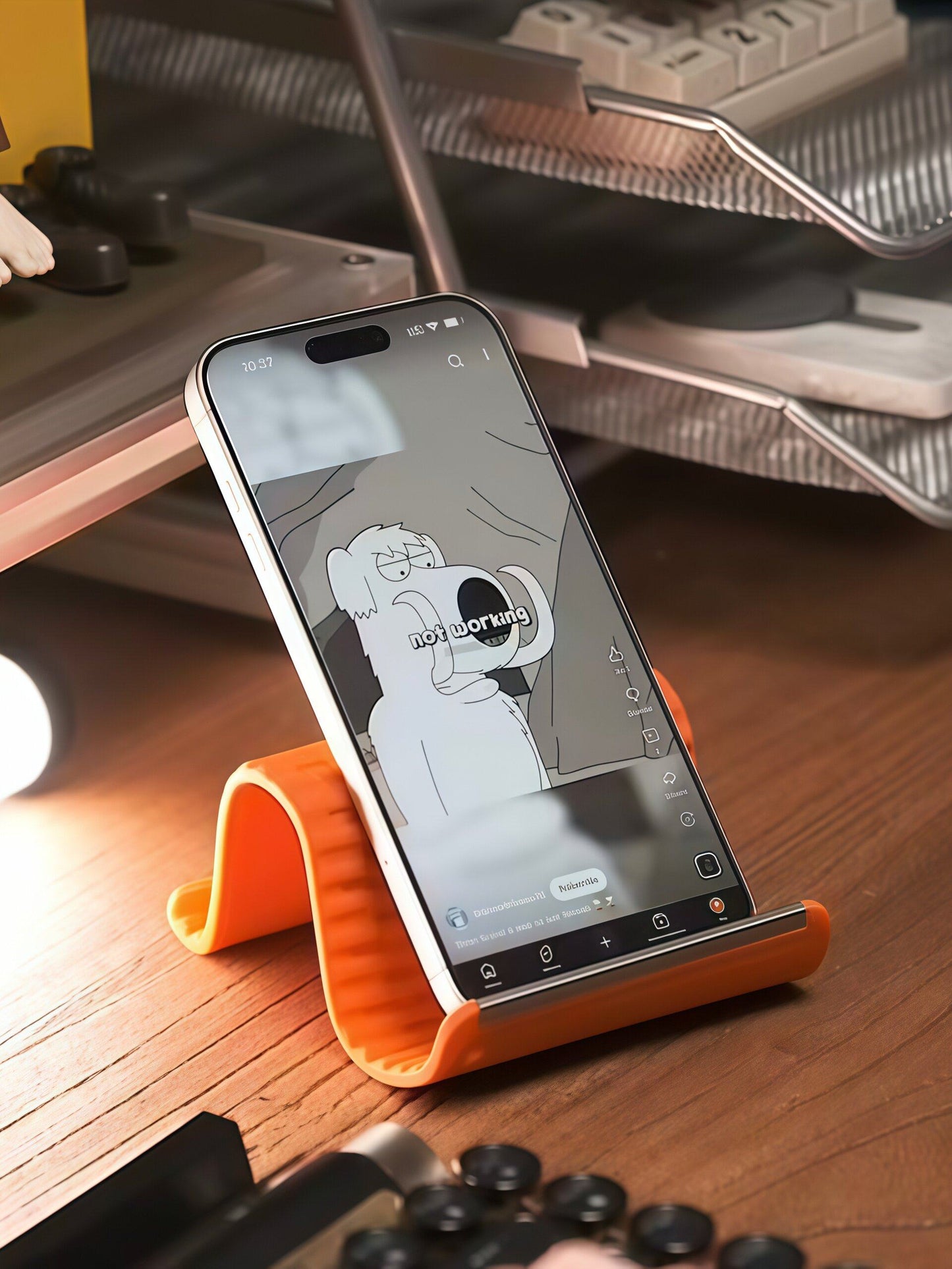 Foldable Silicone Phone and Tablet Stand