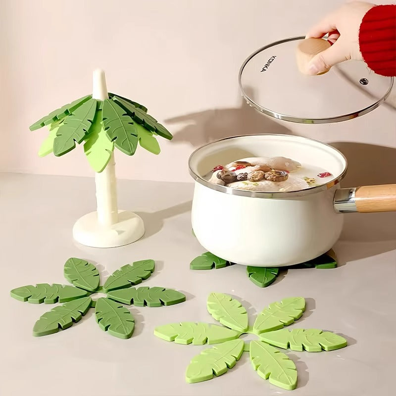 Foldable Silicone Tree Heat Insulation Mat