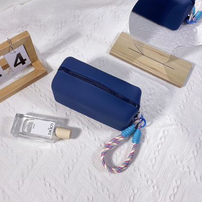 Foldable Silicone Waterproof Cosmetic Storage Bag
