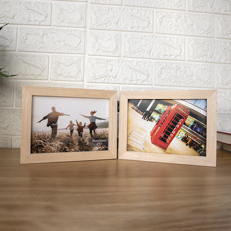 Foldable Solid Wood Photo Frame