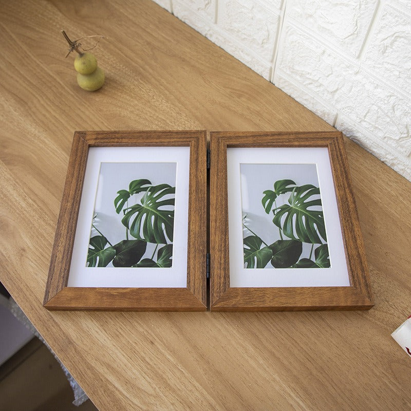Foldable Solid Wood Photo Frame