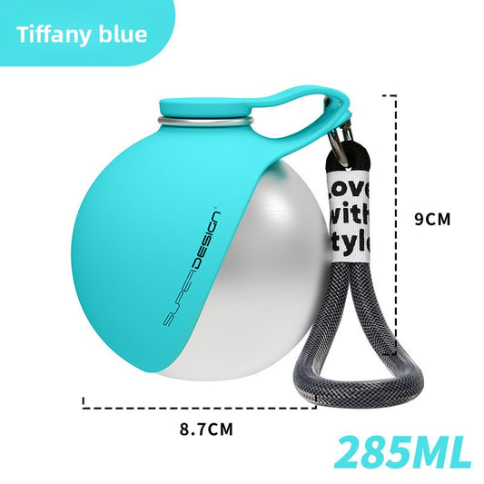 Foldable Stainless Steel Pet Water Bottle